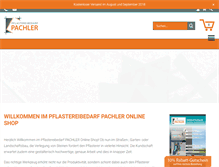 Tablet Screenshot of pflastereibedarf.com